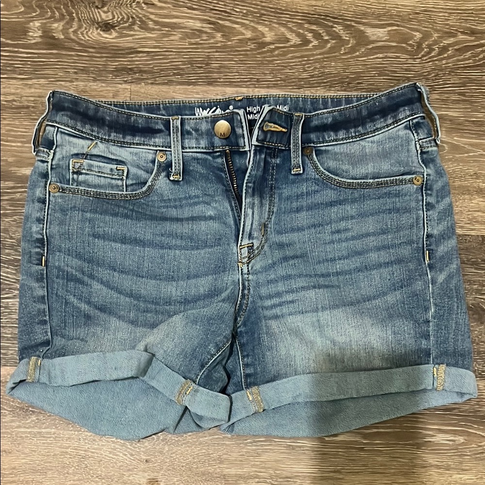 Mossimo Supply Co. High Rise Midi Shorts